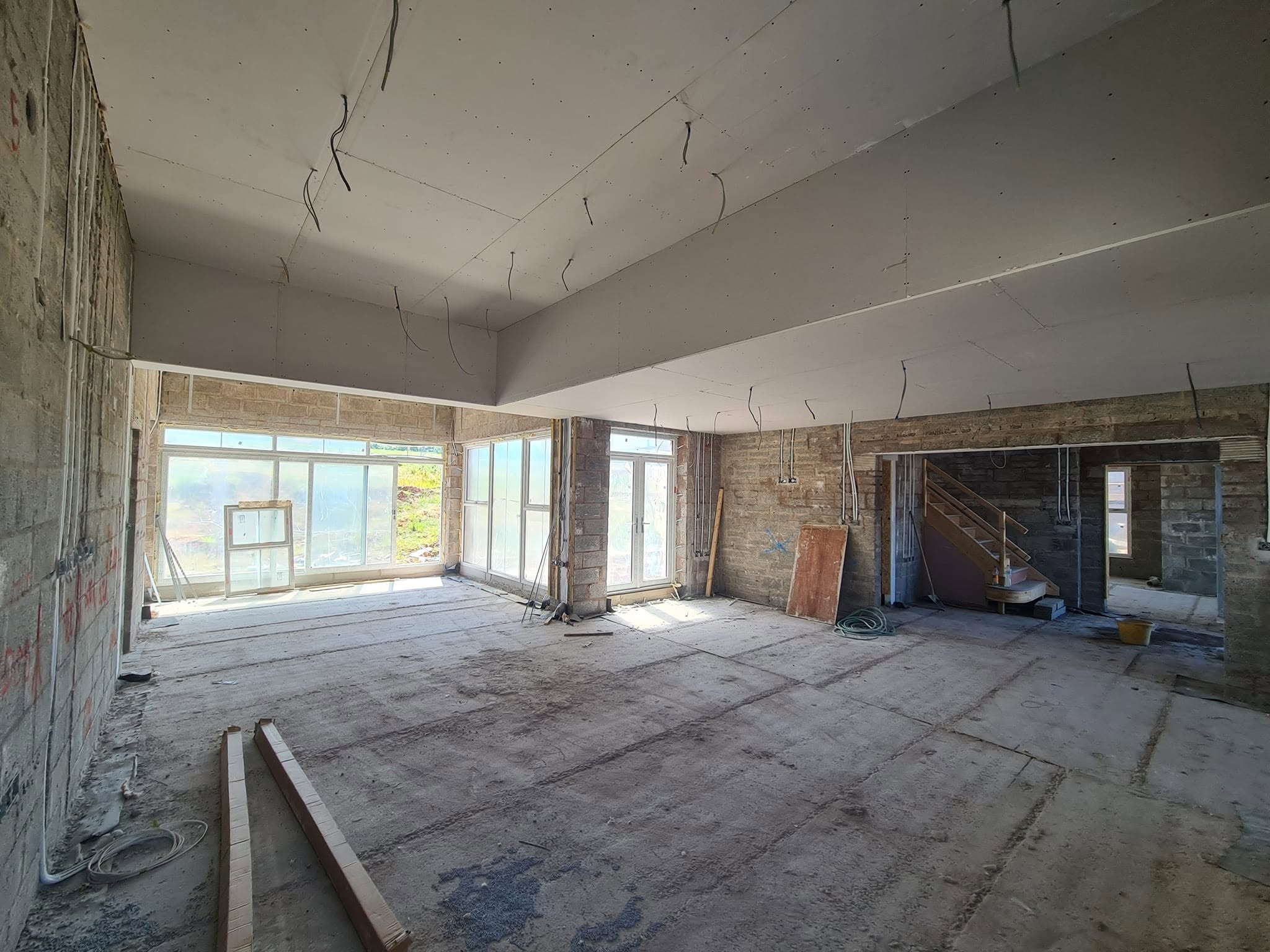 Residential property undergoing refurbishment